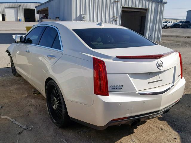 1G6AB5SX2E0169842 - 2014 CADILLAC ATS LUXURY WHITE photo 3