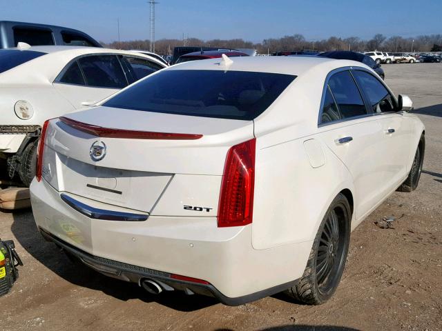 1G6AB5SX2E0169842 - 2014 CADILLAC ATS LUXURY WHITE photo 4