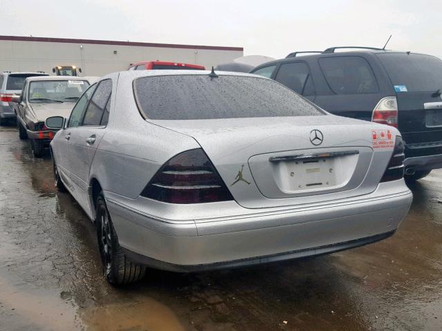 WDBNG75JXYA132473 - 2000 MERCEDES-BENZ S 500 银色 照片 3