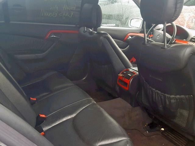 WDBNG75JXYA132473 - 2000 MERCEDES-BENZ S 500 银色 照片 6