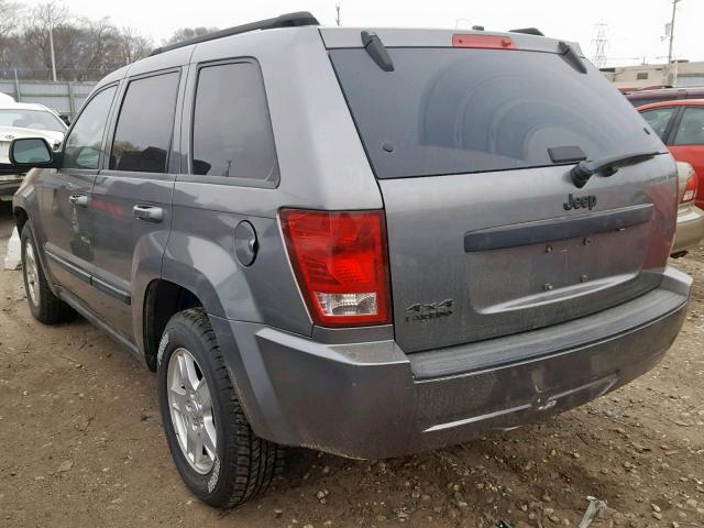 1J8GR48K47C645673 - 2007 JEEP GRAND CHER GRAY photo 3