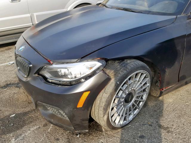 WBA1J9C58FV371140 - 2015 BMW M235XI BLACK photo 9