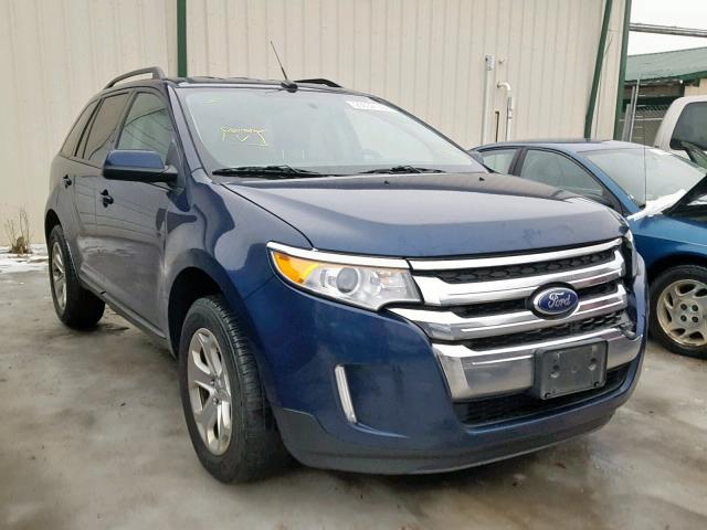 2FMDK3JC5CBA37579 - 2012 FORD EDGE SEL BLUE photo 1