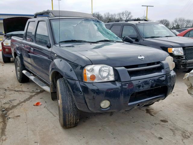 1N6ED27T41C343591 - 2001 NISSAN FRONTIER C BLACK photo 1