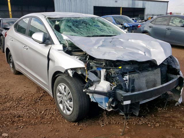 5NPD74LF7HH151999 - 2017 HYUNDAI ELANTRA SE SILVER photo 1