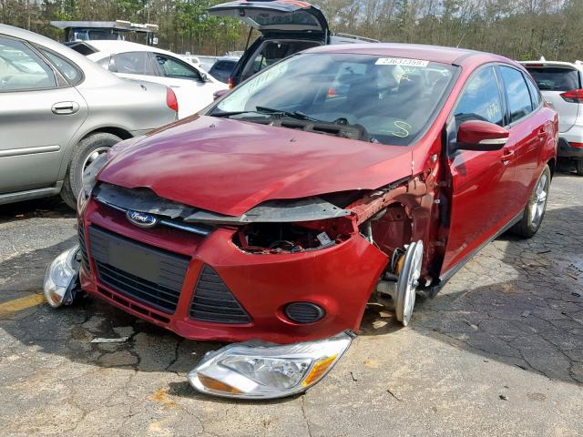 1FADP3F22DL330062 - 2013 FORD FOCUS SE წითელი ფოტო 2