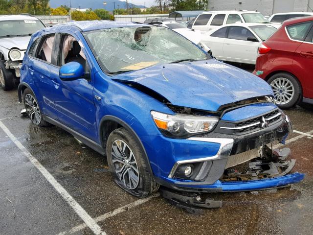 JA4AR3AW3JU002120 - 2018 MITSUBISHI OUTLANDER BLUE photo 1