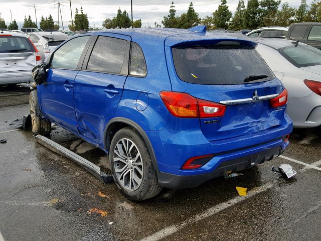 JA4AR3AW3JU002120 - 2018 MITSUBISHI OUTLANDER BLUE photo 3