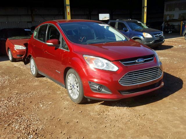 1FADP5BU0DL507310 - 2013 FORD C-MAX SEL BURGUNDY photo 1