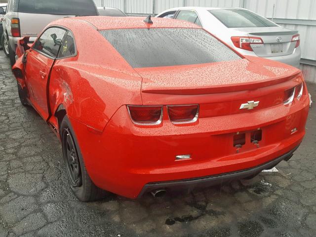 2G1FA1E30C9190983 - 2012 CHEVROLET CAMARO LS RED photo 3