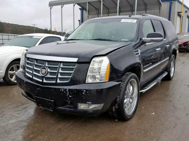 1GYS4HEFXBR165538 - 2011 CADILLAC ESCALADE E BLACK photo 2