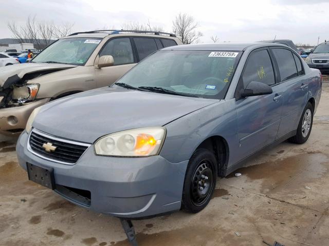 1G1ZS58F57F240717 - 2007 CHEVROLET MALIBU LS BLUE photo 2