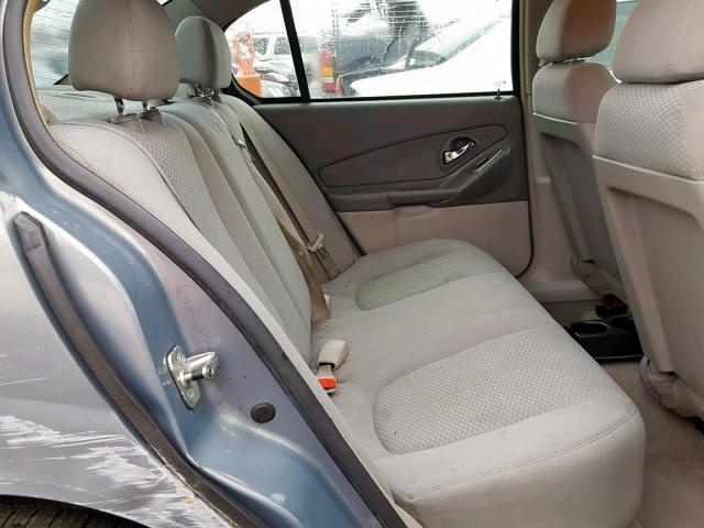 1G1ZS58F57F240717 - 2007 CHEVROLET MALIBU LS BLUE photo 6