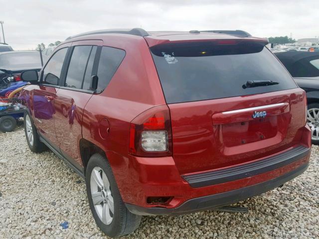 1C4NJCBA6GD792037 - 2016 JEEP COMPASS SP ბურგუნდია ფოტო 3