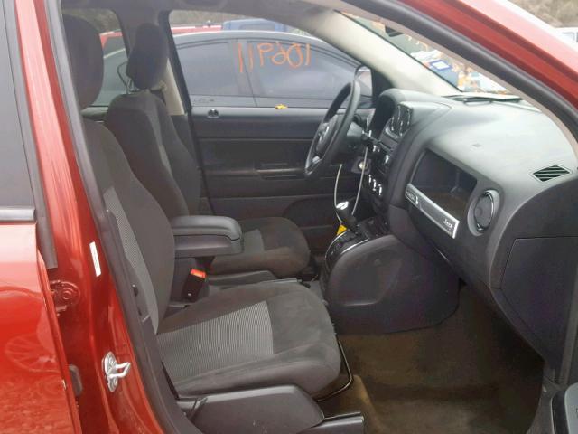 1C4NJCBA6GD792037 - 2016 JEEP COMPASS SP ბურგუნდია ფოტო 5