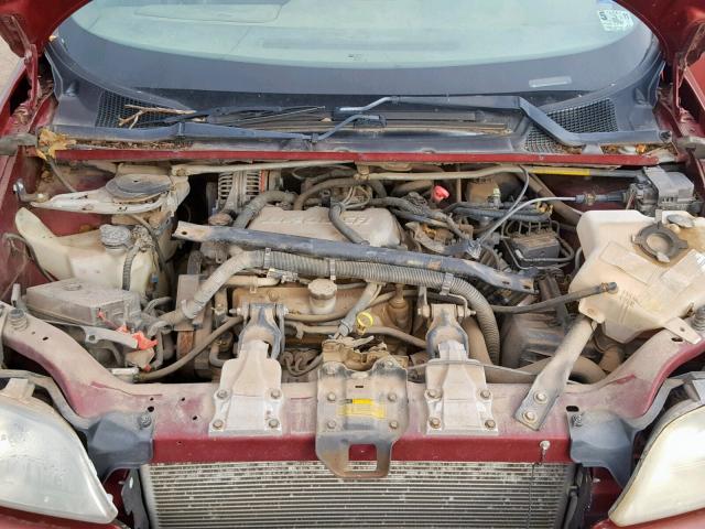 1GNDX13E71D134502 - 2001 CHEVROLET VENTURE LU RED photo 7