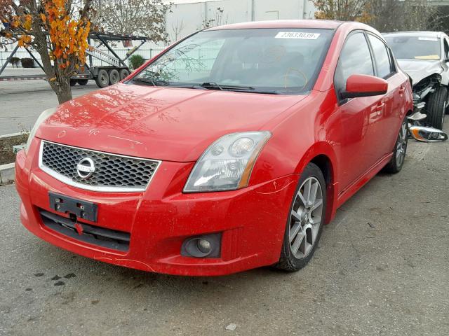 3N1CB61E37L713303 - 2007 NISSAN SENTRA SE- RED photo 2