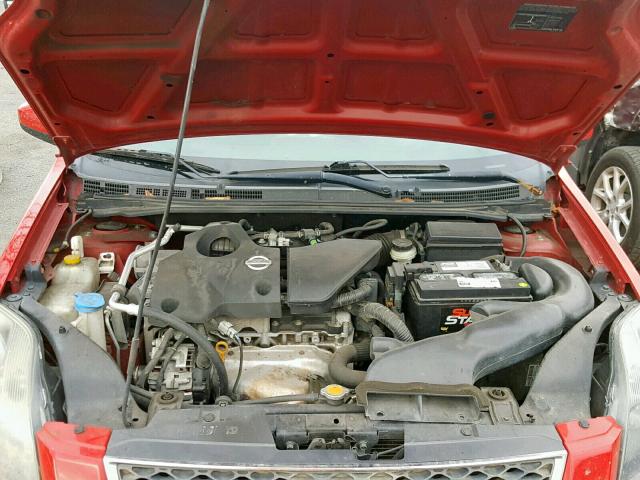 3N1CB61E37L713303 - 2007 NISSAN SENTRA SE- RED photo 7