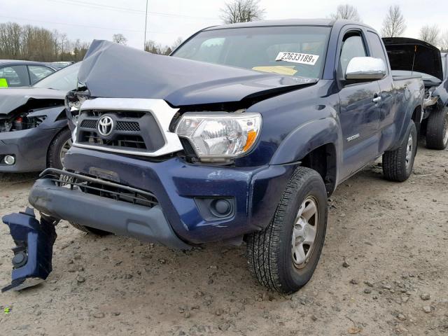 5TFUX4EN2CX011313 - 2012 TOYOTA TACOMA ACC BLUE photo 2