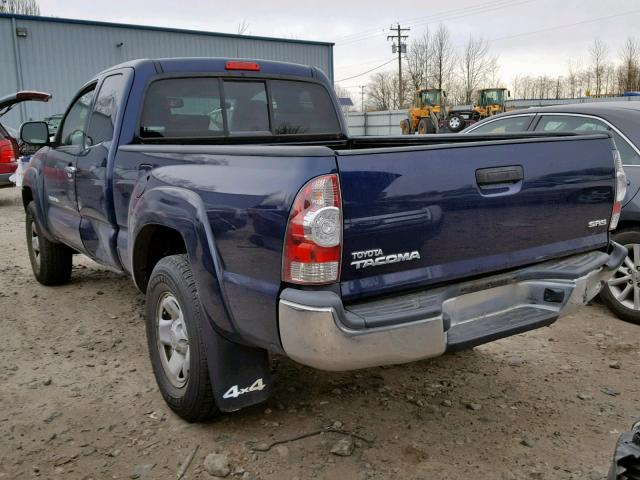 5TFUX4EN2CX011313 - 2012 TOYOTA TACOMA ACC BLUE photo 3