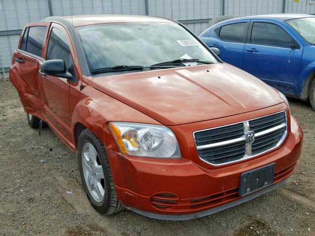 1B3HB48B98D784615 - 2008 DODGE CALIBER SX ORANGE photo 1