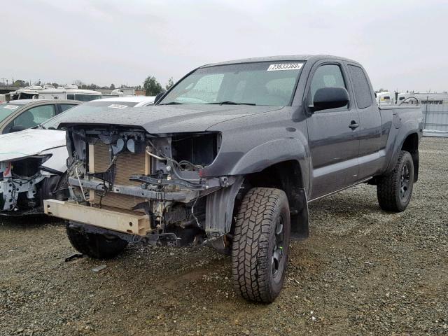 5TFUU4EN6CX037972 - 2012 TOYOTA TACOMA GRAY photo 2