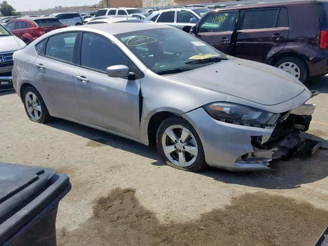 1C3CDFBA6GD629554 - 2016 DODGE DART SXT SILVER photo 1