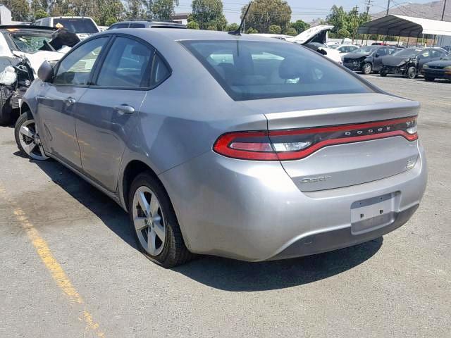 1C3CDFBA6GD629554 - 2016 DODGE DART SXT SILVER photo 3