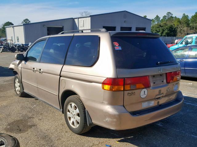 5FNRL18944B036644 - 2004 HONDA ODYSSEY EX TAN photo 3