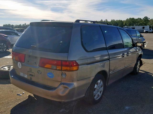 5FNRL18944B036644 - 2004 HONDA ODYSSEY EX TAN photo 4