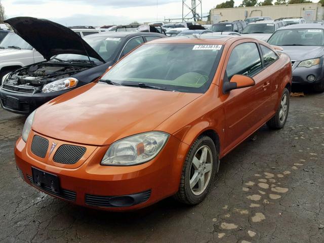 1G2AL18F977204747 - 2007 PONTIAC G5 ORANGE photo 2