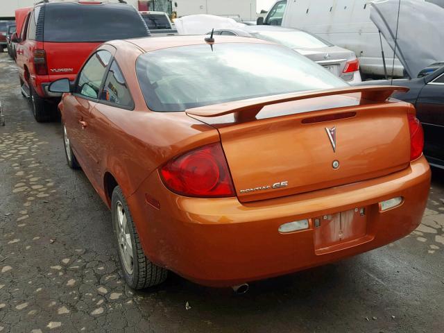 1G2AL18F977204747 - 2007 PONTIAC G5 ORANGE photo 3