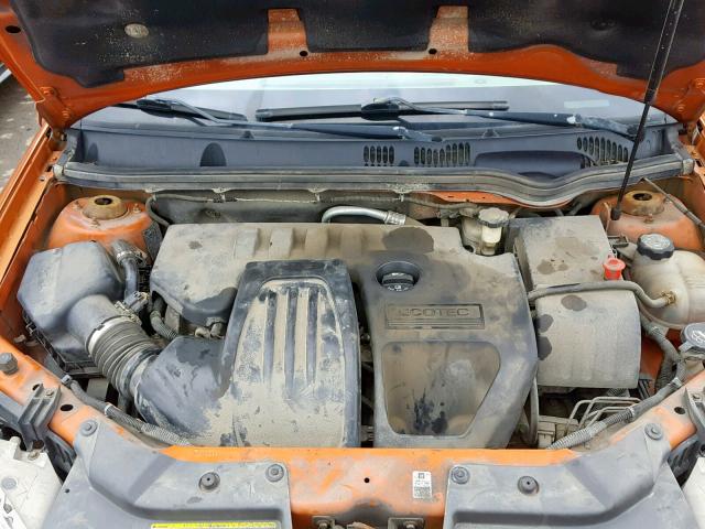 1G2AL18F977204747 - 2007 PONTIAC G5 ORANGE photo 7