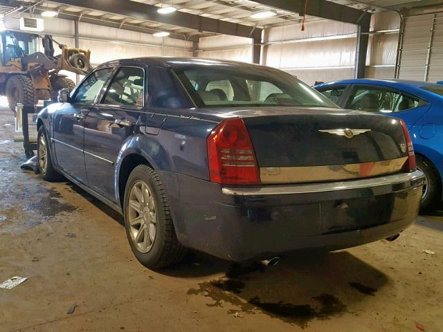 2C3JA63H95H620598 - 2005 CHRYSLER 300C BLUE photo 3