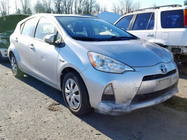 JTDKDTB39C1506446 - 2012 TOYOTA PRIUS C SILVER photo 1