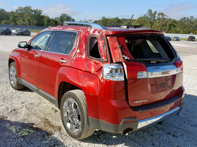 2GKFLTE39F6126691 - 2015 GMC TERRAIN SL RED photo 3