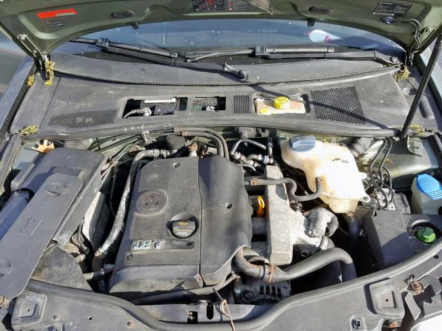 WVWPD63B13P275875 - 2003 VOLKSWAGEN PASSAT GLS GREEN photo 7