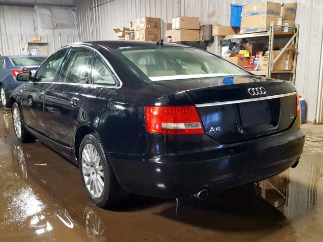 WAUDH74F38N016741 - 2008 AUDI A6 3.2 QUA BLACK photo 3