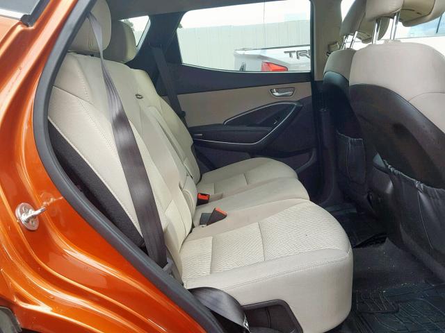 5XYZT3LB1HG431840 - 2017 HYUNDAI SANTA FE S 橙色 照片 6