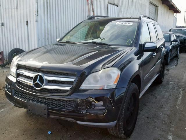 4JGBF71E69A513055 - 2009 MERCEDES-BENZ GL 450 4MA BLACK photo 2