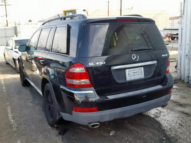 4JGBF71E69A513055 - 2009 MERCEDES-BENZ GL 450 4MA BLACK photo 3