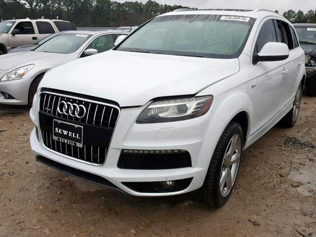 WA1DGAFE6DD011583 - 2013 AUDI Q7 PRESTIG WHITE photo 2