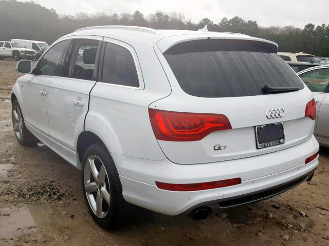 WA1DGAFE6DD011583 - 2013 AUDI Q7 PRESTIG WHITE photo 3