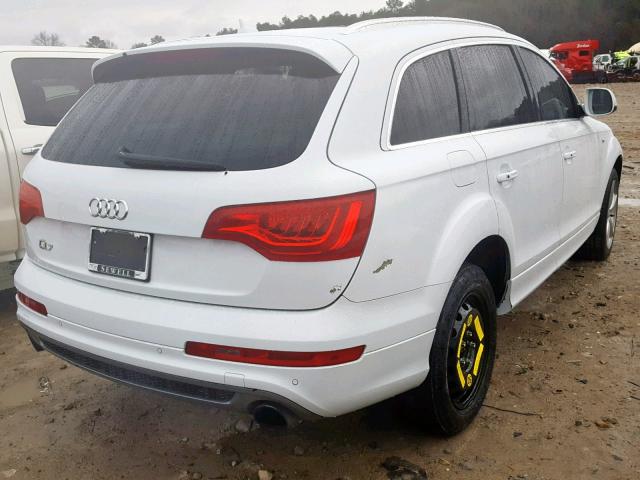 WA1DGAFE6DD011583 - 2013 AUDI Q7 PRESTIG WHITE photo 4