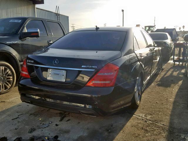 WDDNG7BB6AA344992 - 2010 MERCEDES-BENZ S 550 BLACK photo 4