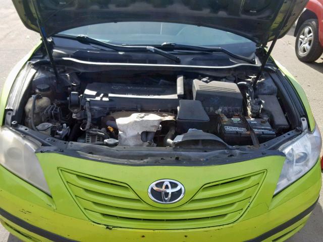 4T1BE46KX9U278576 - 2009 TOYOTA CAMRY BASE 绿色 照片 7