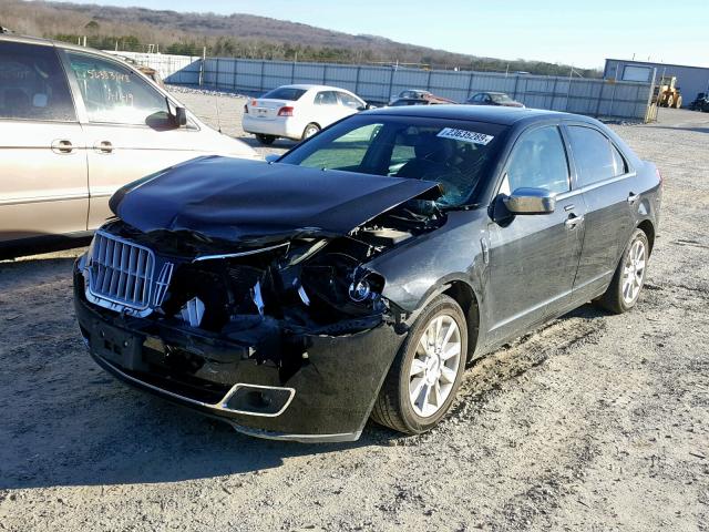 3LNHL2JC2CR810941 - 2012 LINCOLN MKZ BLACK photo 2