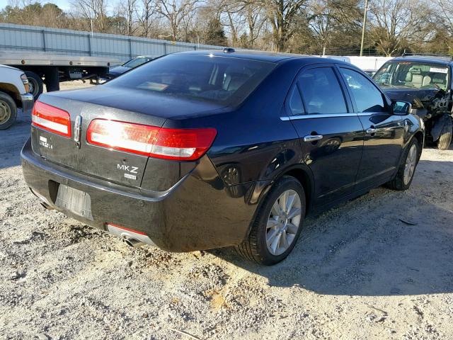 3LNHL2JC2CR810941 - 2012 LINCOLN MKZ BLACK photo 4