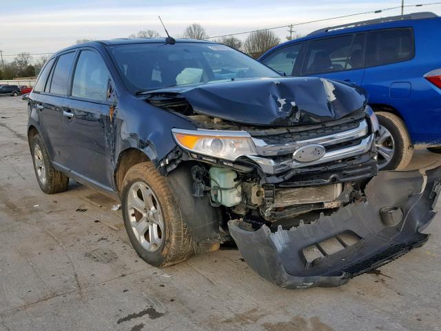 2FMDK3JC4BBA88523 - 2011 FORD EDGE SEL BLACK photo 1