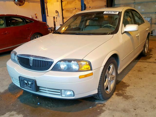 1LNHM87A91Y681181 - 2001 LINCOLN LS კრემისფერი ფოტო 2